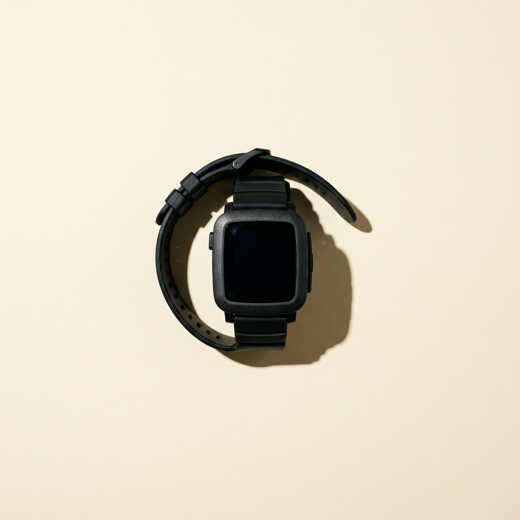 Fitness smartwatch with heart-rate sensor