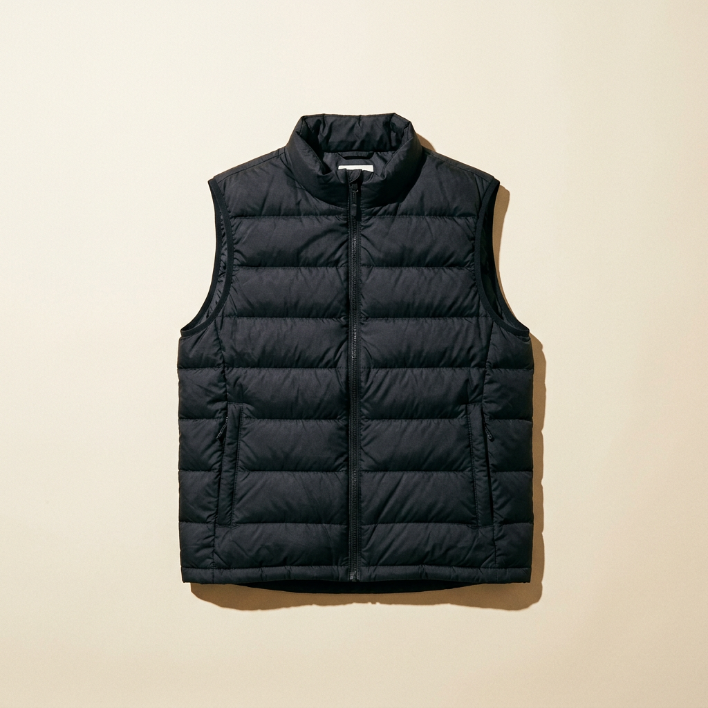 Quilted puffer vest